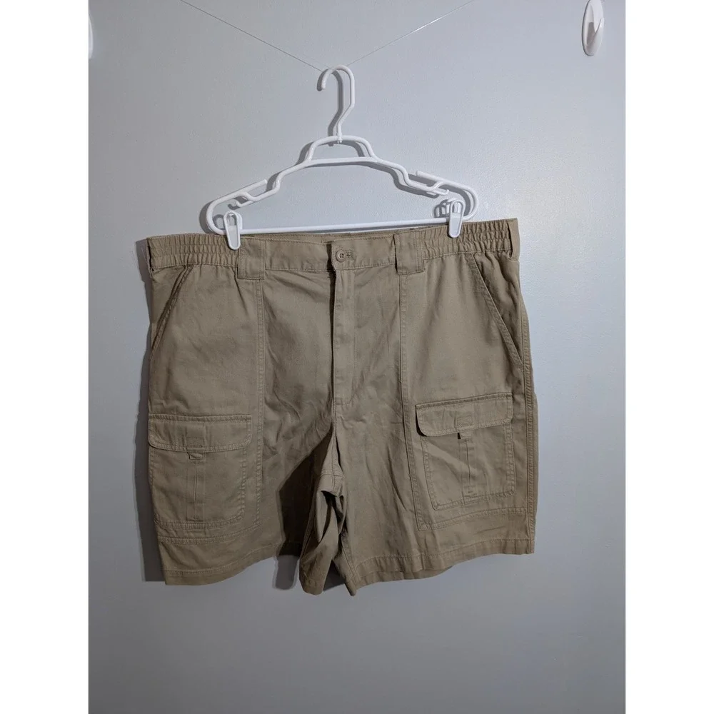 Foundry Stretch Waist Flat Front‎ Cargo Shorts Men's Size 46